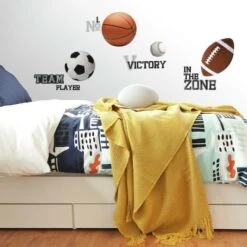 RoomMates All Star Sports Saying Peel & Stick Wall Decals 9 RoomMates All Star Sports Saying Peel & Stick Wall Decals -Michaels Decor Sale D373530S 2