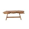35" Brown Teak Contemporary Coffee Table -Michaels Decor Sale D373690S 1