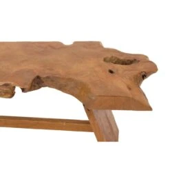 35" Brown Teak Contemporary Coffee Table 11 35" Brown Teak Contemporary Coffee Table -Michaels Decor Sale D373690S 3