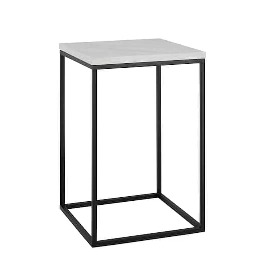 Walker Edison Modern Square Side Table Assorted 3 Walker Edison Modern Square Side Table Assorted