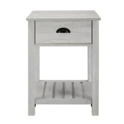 Walker Edison 18" 1-Drawer Country Side Table Stone Gray 14 Walker Edison 18" 1-Drawer Country Side Table Stone Gray -Michaels Decor Sale D374474S 2