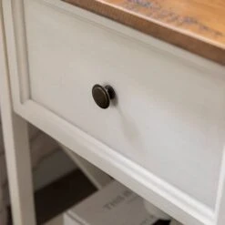 Walker Edison 19" 1-Drawer Wood Side Table Reclaimed Barnwood / White Wash -Michaels Decor Sale D374487S 6