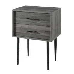 Walker Edison Slate Gray Modern Side Table -Michaels Decor Sale D374493S 1