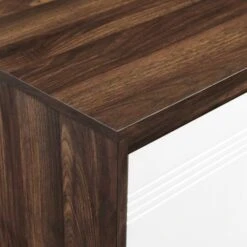 Walker Edison Dark Walnut/White 2 Door Accent Cabinet 16 Walker Edison Dark Walnut/White 2 Door Accent Cabinet -Michaels Decor Sale D374498S 6