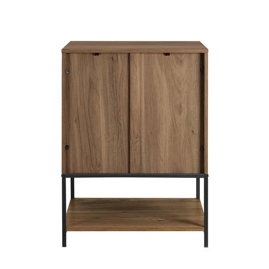 Walker Edison English Oak/White 2 Door Accent Cabinet 6 Walker Edison English Oak/White 2 Door Accent Cabinet - Image 4