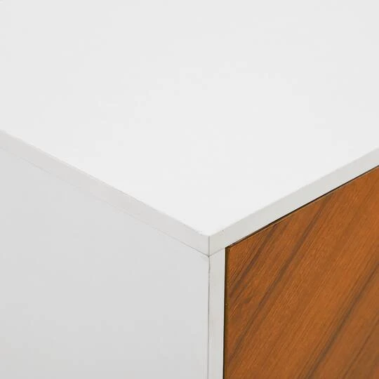 Walker Edison White Modern Bookmatch Accent Cabinet 9 Walker Edison White Modern Bookmatch Accent Cabinet - Image 7