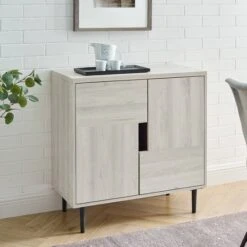 Walker Edison Birch/Magenta Interior Modern Accent Cabinet -Michaels Decor Sale D374505S 3