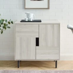 Walker Edison Birch/Magenta Interior Modern Accent Cabinet -Michaels Decor Sale D374505S 4