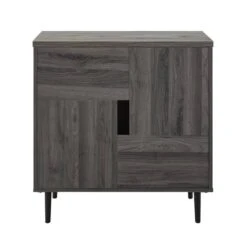 Walker Edison Slate Gray/Red Interior Modern Color Pop Accent Cabinet 14 Walker Edison Slate Gray/Red Interior Modern Color Pop Accent Cabinet -Michaels Decor Sale D374508S 2