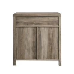 Walker Edison Gray Wash Farmhouse Barn Door Accent Cabinet -Michaels Decor Sale D374510S 8
