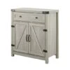 Walker Edison Stone Gray Farmhouse Barn Door Accent Cabinet 1 Walker Edison Stone Gray Farmhouse Barn Door Accent Cabinet -Michaels Decor Sale D374512S 1