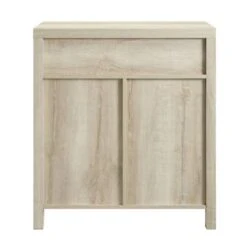 Walker Edison White Oak Farmhouse Barn Door Accent Cabinet -Michaels Decor Sale D374513S 5
