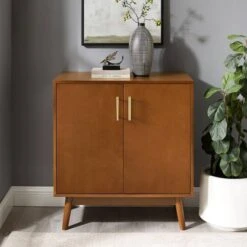 Walker Edison Acorn Mid-Century Modern Accent Cabinet -Michaels Decor Sale D374514S 5