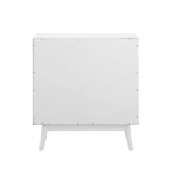 Walker Edison White Mid-Century Modern Accent Cabinet -Michaels Decor Sale D374516S 3