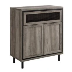 Walker Edison Gray Wash Mesh Metal Accent Cabinet -Michaels Decor Sale D374520S 4