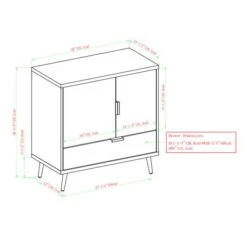 Walker Edison Birch 2 Door Accent Cabinet 17 Walker Edison Birch 2 Door Accent Cabinet -Michaels Decor Sale D374523S 7