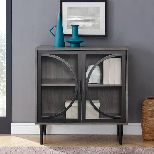 Walker Edison 30" Slate Grey Industrial Storage Cabinet 8 Walker Edison 30" Slate Grey Industrial Storage Cabinet - Image 6