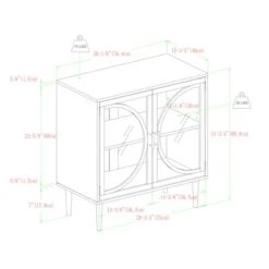 Walker Edison 30" Slate Grey Industrial Storage Cabinet 17 Walker Edison 30" Slate Grey Industrial Storage Cabinet -Michaels Decor Sale D374528S 7