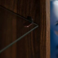 Walker Edison 30" Dark Walnut 1 Door Modern Wood Accent Cabinet -Michaels Decor Sale D374529S 5