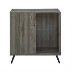 Walker Edison 30" Slate Grey Modern Wood Accent Cabinet -Michaels Decor Sale D374531S 2