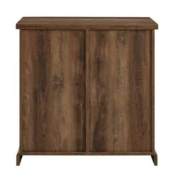 Walker Edison 32" Reclaimed Barnwood Sliding Grooved Door Modern Accent Cabinet -Michaels Decor Sale D374536S 6