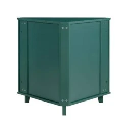 Walker Edison 30" Dark Teal Fretwork Corner Accent Cabinet -Michaels Decor Sale D374550S 3