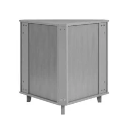 Walker Edison 30" Grey Fretwork Corner Accent Cabinet -Michaels Decor Sale D374551S 2