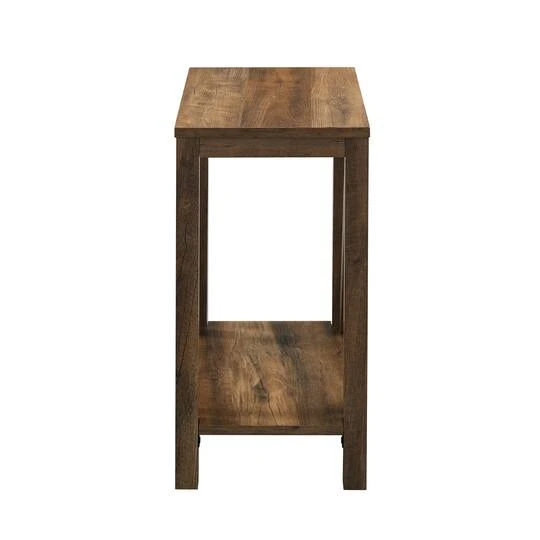 Walker Edison Reclaimed Barnwood Narrow A-Frame Side Table 9 Walker Edison Reclaimed Barnwood Narrow A-Frame Side Table - Image 7