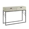 Walker Edison Off White 2-Drawer Faux Shagreen Entry Table -Michaels Decor Sale D374606S 1