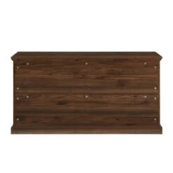 Walker Edison Dark Walnut Lateral Bookshelf With Decorative Metal Sides 14 Walker Edison Dark Walnut Lateral Bookshelf With Decorative Metal Sides -Michaels Decor Sale D374615S 3