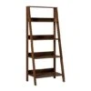 Walker Edison 55" Walnut Modern Ladder Bookshelf 1 Walker Edison 55" Walnut Modern Ladder Bookshelf -Michaels Decor Sale D374619S 1