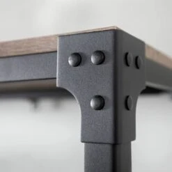 Walker Edison 64" Driftwood Angle Iron Industrial Bookcase 11 Walker Edison 64" Driftwood Angle Iron Industrial Bookcase -Michaels Decor Sale D374620S 4