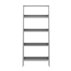 Walker Edison 55" Gray Modern Ladder Bookshelf -Michaels Decor Sale D374621S 2