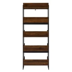 Walker Edison 64" Dark Walnut 5-Shelf Bookshelf 10 Walker Edison 64" Dark Walnut 5-Shelf Bookshelf -Michaels Decor Sale D374628S 2