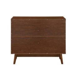 Walker Edison 36" Walnut Louvered Door Bar Cabinet -Michaels Decor Sale D374638S 3