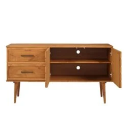 Walker Edison 58" Caramel Solid Wood 2-Drawer Prism Sideboard -Michaels Decor Sale D374650S 4