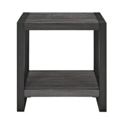 Walker Edison 24" Charcoal Industrial Side Table -Michaels Decor Sale D374696S 2