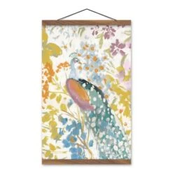 Spring Peacock Teak Hanging Canvas Art 7 Spring Peacock Teak Hanging Canvas Art -Michaels Decor Sale D386365S 1 1