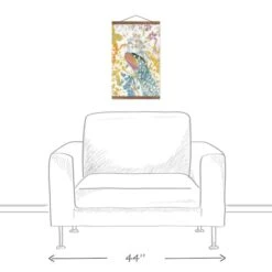 Spring Peacock Teak Hanging Canvas Art 9 Spring Peacock Teak Hanging Canvas Art -Michaels Decor Sale D386365S 3