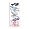 Stupell Industries Whale Wildlife Ocean Coral Watercolor Illustrations, 7" X 17" -Michaels Decor Sale D393006S 1