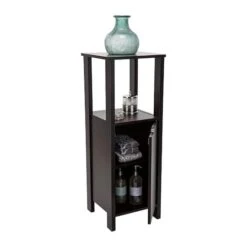 Organize It All 40" Espresso 3-Shelf Ambassador Floor Cabinet -Michaels Decor Sale D393682S 2