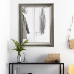 Head West Brushed Nickel Framed Beveled Accent Vanity Mirror -Michaels Decor Sale D394069S 2