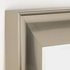 Head West Brushed Nickel Framed Beveled Accent Vanity Mirror -Michaels Decor Sale D394069S 4
