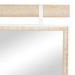 35" Brown Wood Rustic Wall Mirror 15 35" Brown Wood Rustic Wall Mirror -Michaels Decor Sale D396325S 4