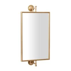 28" Rectangle Wood Wall Mirror Gold -Michaels Decor Sale D396355S 2
