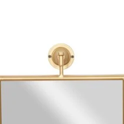 28" Rectangle Wood Wall Mirror Gold -Michaels Decor Sale D396355S 4
