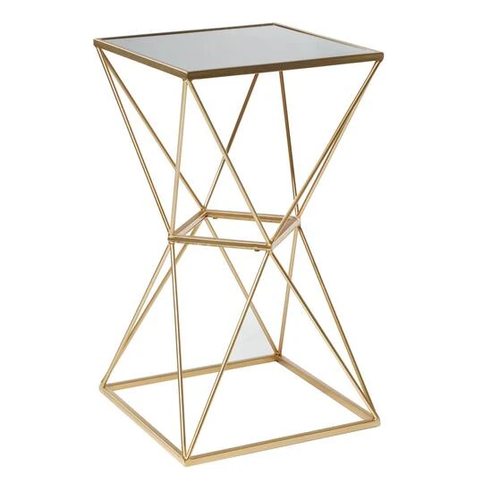 16" Glam Metal Accent Table 4 16" Glam Metal Accent Table - Image 2