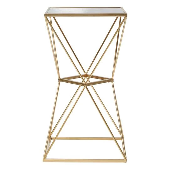 16" Glam Metal Accent Table 7 16" Glam Metal Accent Table - Image 5