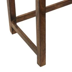 24" Brown Mango Wood Eclectic Accent Table -Michaels Decor Sale D400162S 6