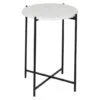 24" Black Contemporary Terrazzo Accent Table 1 24" Black Contemporary Terrazzo Accent Table -Michaels Decor Sale D400183S 1